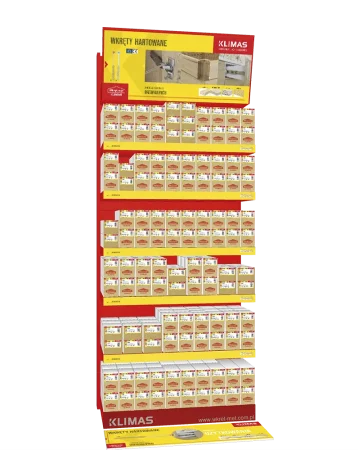 Rack with wood screws