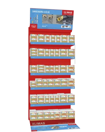 Rack with mechanical anchors and concrete screws