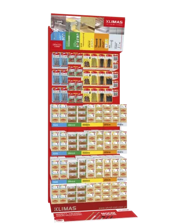 Rack with mix of products