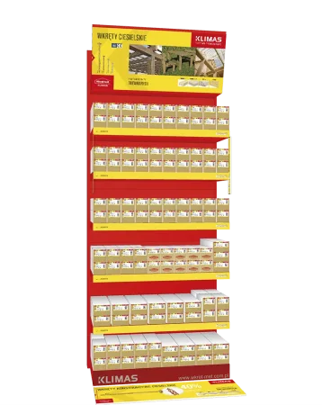 Rack with WKCP construction screws